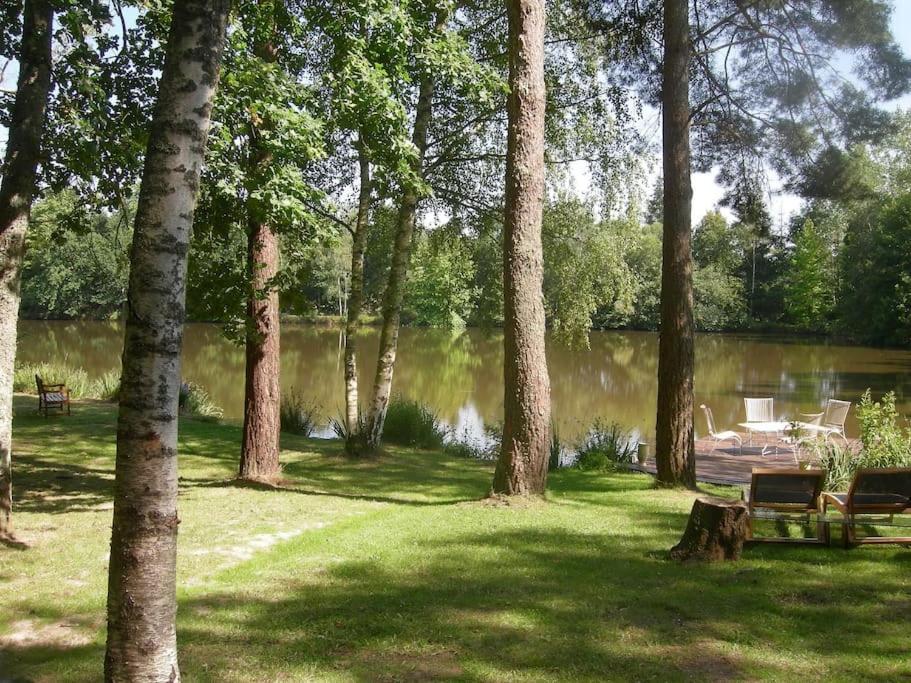 Paradis Perdu En Sologne Avec Plage Privee Villeny Экстерьер фото