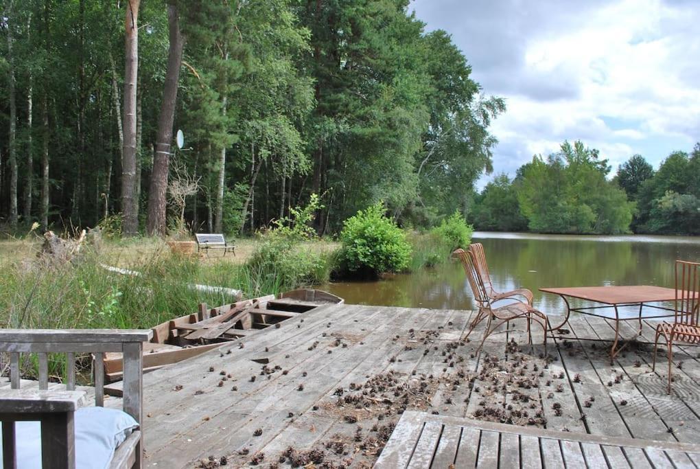 Paradis Perdu En Sologne Avec Plage Privee Villeny Экстерьер фото